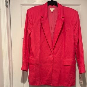 Chic Pink Magenta Blazer by Open Edit